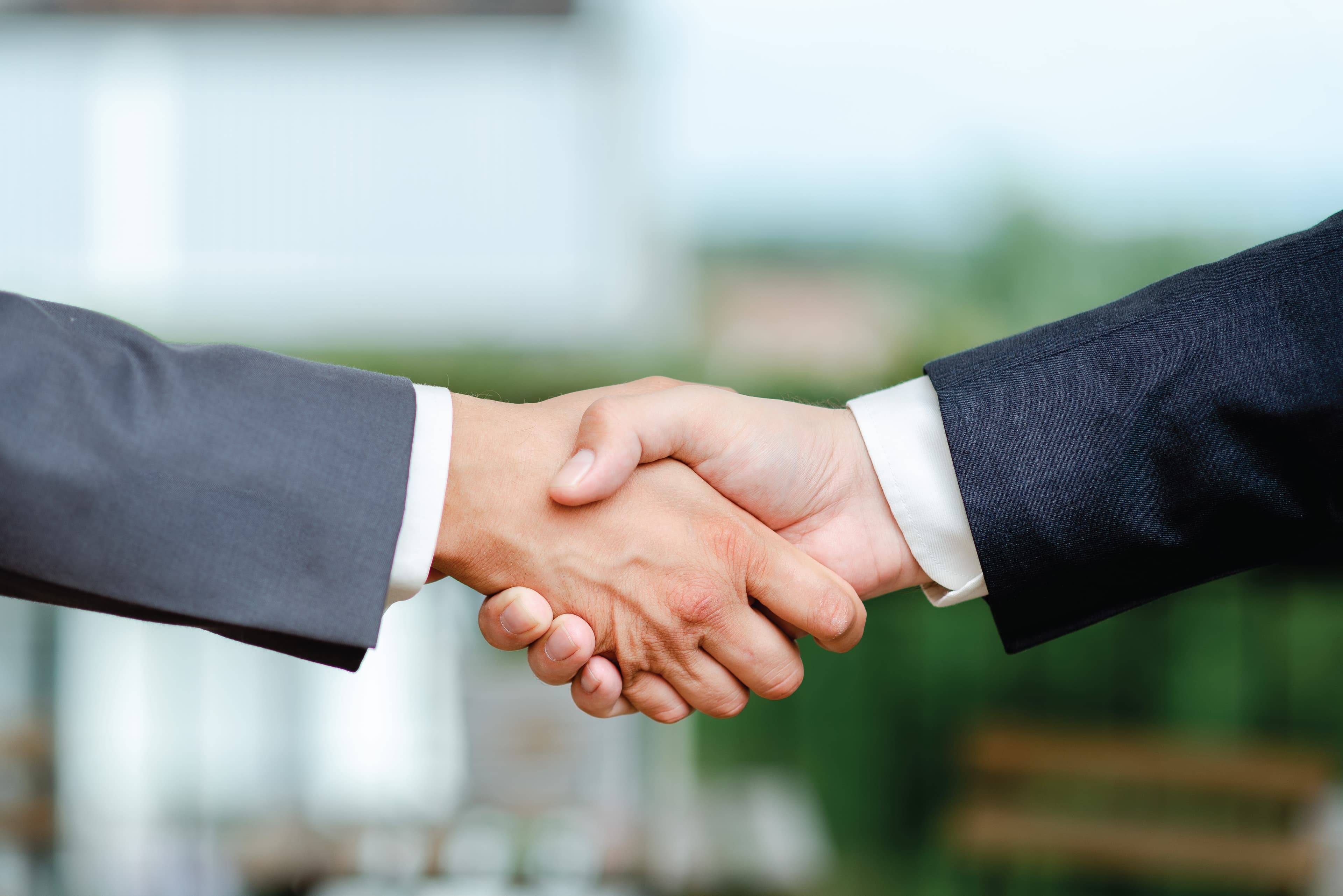 Partnership handshake